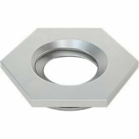 BSC PREFERRED Flush-Mount Press-Fit Nut for Sheet Metal 4-40 Thread Size for 0.04 Minimum Panel Thickness, 25PK 94674A485